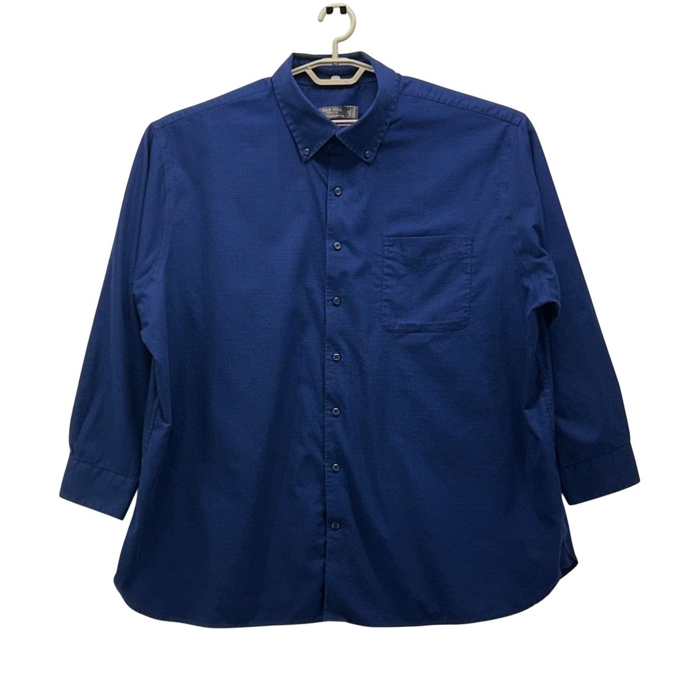 Oak Hill Button Down Shirt‎ Blue 3XL Or 19